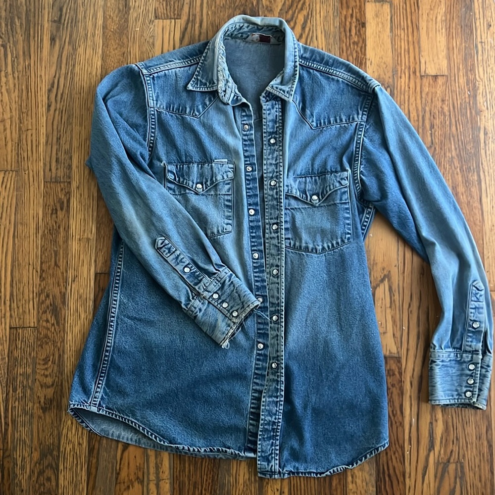 Vintage Carhartt denim button down